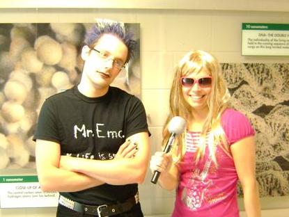 Nick Renck and Rachel Powers on Halloween